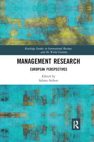 Бумажная книга «Management Research: European Perspectives» - фото №1