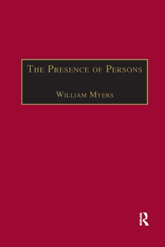 Бумажная книга «The Presence of Persons: Essays on Literature, Science and Philosophy in the Nineteenth Century», автор Уильям Майерс - фото №1
