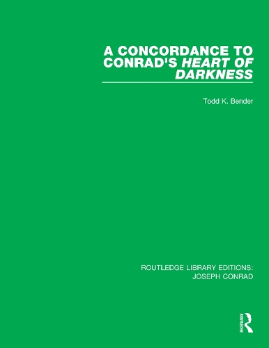 Бумажная книга «A Concordance to Conrad's Heart of Darkness», автор Тодд К. Бендер - фото №1