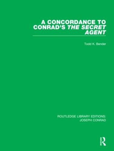 Бумажная книга «A Concordance to Conrad's The Secret Agent», автор Тодд К. Бендер - фото №1