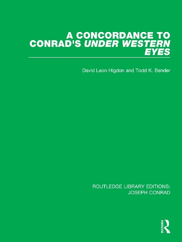 Бумажная книга «A Concordance to Conrad's Under Western Eyes», авторов Дэвид Леон Хигдон, Тодд К. Бендер - фото №1