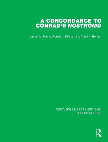 Паперова книга «A Concordance to Conrad's Nostromo», авторів Джеймс В. Парінс, Роберт Дж. Ділліган, Тодд К. Бендер - фото №1