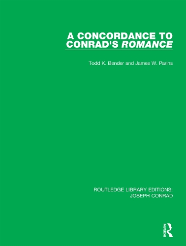 Бумажная книга «A Concordance to Conrad's Romance», авторов Джеймс В. Пэринс, Тодд К. Бендер - фото №1