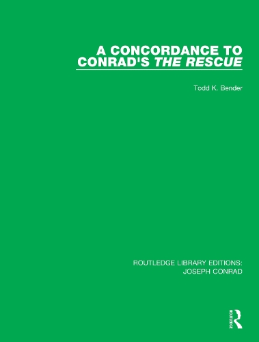 Бумажная книга «A Concordance to Conrad's The Rescue», автор Тодд К. Бендер - фото №1