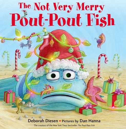 Паперова книга «The Not Very Merry Pout-Pout Fish», автор Дебора Дізен - фото №1