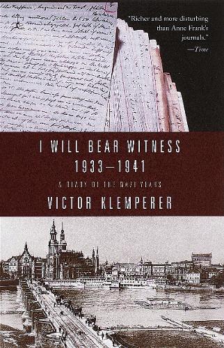 Бумажная книга «I Will Bear Witness, Volume 1: A Diary of the Nazi Years: 1933-1941», автор Виктор Клемперер - фото №1
