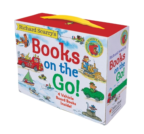 Бумажная книга «Richard Scarry's Books on the Go: 4 Board Books», автор Ричард Скарри - фото №1