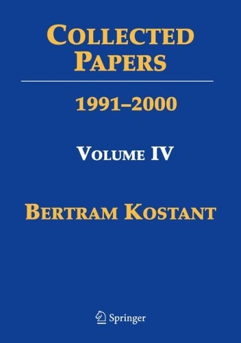 Бумажная книга «Collected Papers: Volume IV 1991–2000», автор Бертрам Костант - фото №1