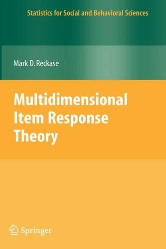Паперова книга «Multidimensional Item Response Theory», автор М. Д. Рекайз - фото №1