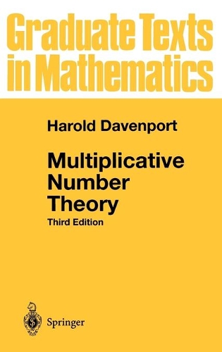 Бумажная книга «Multiplicative Number Theory», автор Гарольд Дэвенпорт - фото №1