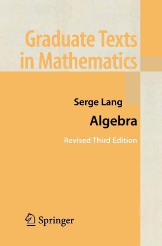 Паперова книга «Algebra», автор Серж Ланг - фото №1