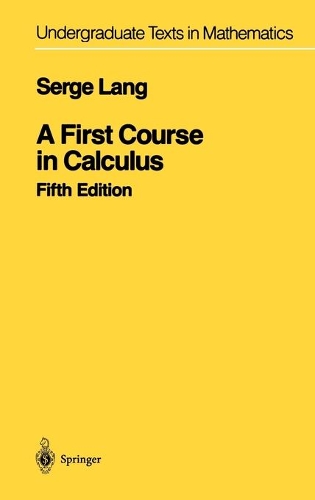 [object Object] «A First Course in Calculus», автор Серж Ланг - фото №1