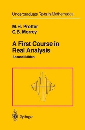 [object Object] «A First Course in Real Analysis», авторів Чарльз Б. Моррі-молодший, Мюррей Х. Проттер - фото №1