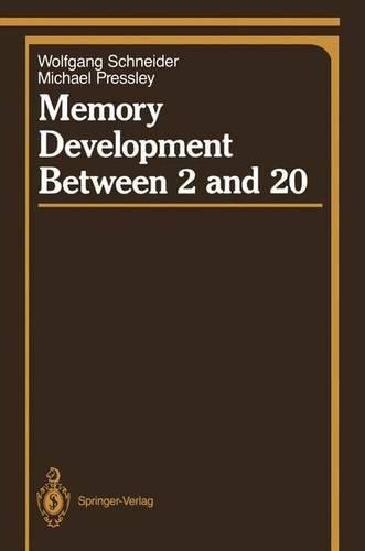 Паперова книга «Memory Development Between 2 and 20», авторів Майкл Преслі, Вольфганг Шнайдер - фото №1