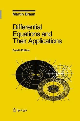Паперова книга «Differential Equations and Their Applications: An Introduction to Applied Mathematics», автор Мартін Браун - фото №1