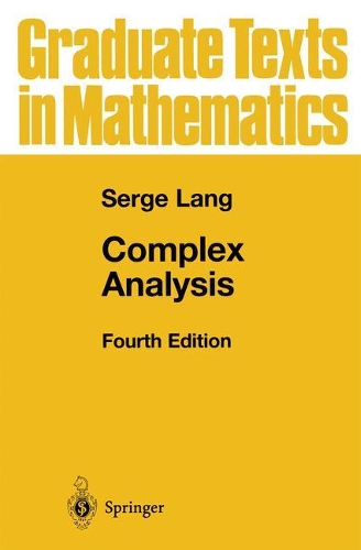 Паперова книга «Complex Analysis», автор Серж Ланг - фото №1