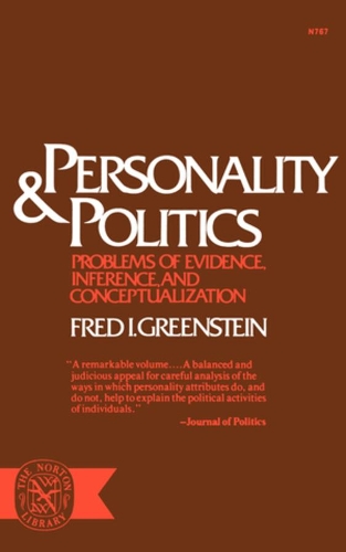Бумажная книга «Personality and Politics: Problems of Evidence, Inference, and Conceptualization», автор Фред И. Гринштейн - фото №1
