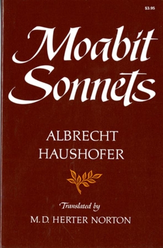 Бумажная книга «Moabit Sonnets», автор Альбрехт Хаусхофер - фото №1