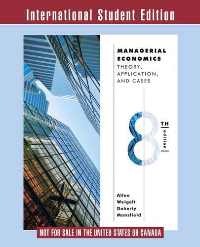 Бумажная книга «Managerial Economics: Theory, Applications, and Cases», автор Эдвин Мэнсфилд - фото №1