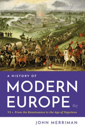 Паперова книга «A History of Modern Europe», автор Джон Мерріман - фото №1
