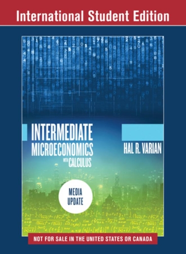 Паперова книга «Intermediate Microeconomics with Calculus: A Modern Approach: Media Update», автор Хел Р. Веріан - фото №1