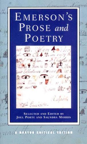 Бумажная книга «Emerson's Prose and Poetry: A Norton Critical Edition», автор Ральф Уолдо Эмерсон - фото №1