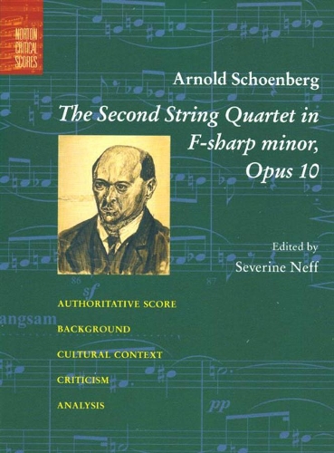 Бумажная книга «The Second String Quartet in F-Sharp Minor: Opus 10», автор Арнольд Шенберг - фото №1