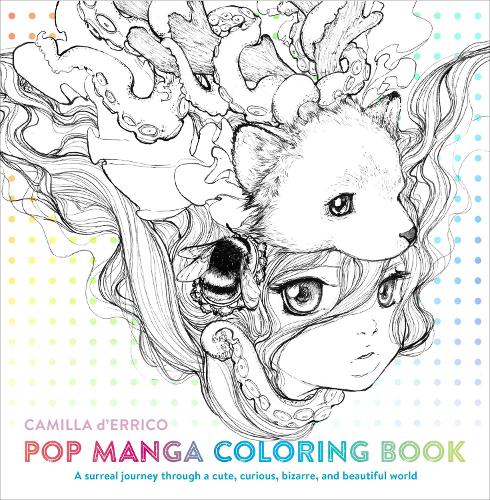 Бумажная книга «Pop Manga Coloring Book», автор К. Деррико - фото №1