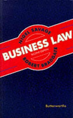 Бумажная книга «Savage and Bradgate: Business Law», автор Роберт Брэдгейт - фото №1