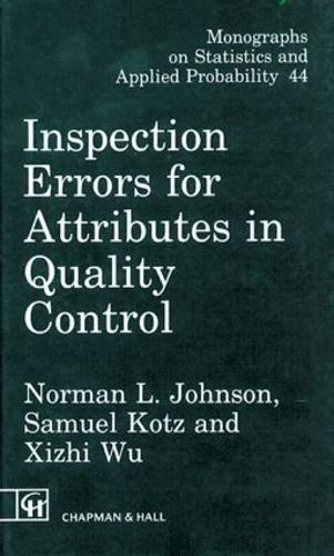 [object Object] «Inspection Errors for Attributes in Quality Control», авторів Норман Л. Джонсон, Семюель Котц, Сі-Чжі Ву - фото №1