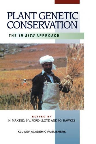 Паперова книга «Plant Genetic Conservation: The in situ approach», авторів Б.В. Форд-Ллойд, Д.Г. Хоукс, Найджел Макстед - фото №1