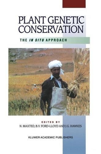 Паперова книга «Plant Genetic Conservation: The in situ approach», авторів Б.В. Форд-Ллойд, Д.Г. Хоукс, Найджел Макстед - фото №1