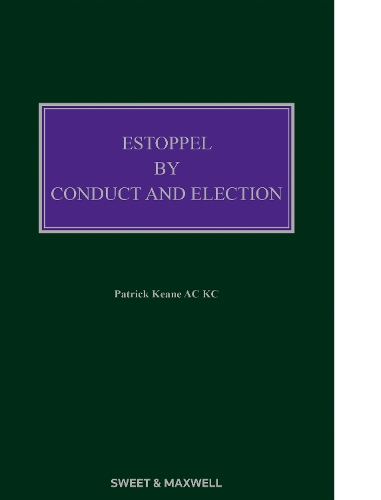 Бумажная книга «Estoppel by Conduct and Election», автор Патрик Кин - фото №1