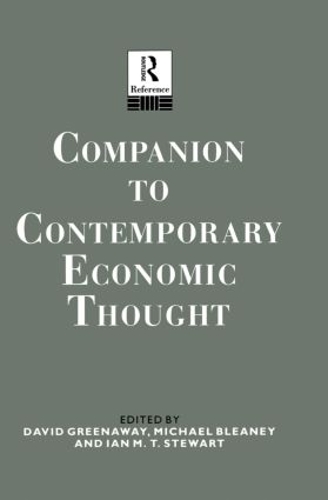 Бумажная книга «Companion to Contemporary Economic Thought», авторов Дэвид Гринуэй, Иэн Стюарт, Майкл Блинни - фото №1