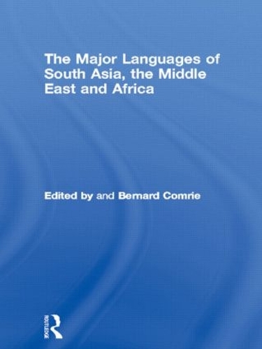 Бумажная книга «The Major Languages of South Asia, the Middle East and Africa» - фото №1