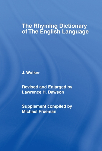 [object Object] «Walker's Rhyming Dictionary of the English Language», автор Дж. Уокер - фото №1