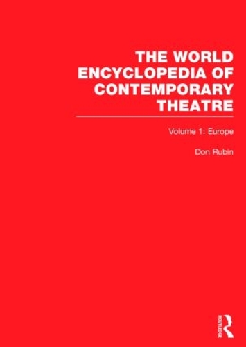 Бумажная книга «World Encyclopedia of Contemporary Theatre: Volume 1: Europe» - фото №1