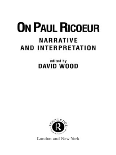 Паперова книга «On Paul Ricoeur: Narrative and Interpretation» - фото №1