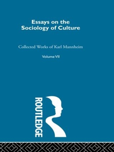 Бумажная книга «Essays on the Sociology of Culture», автор Карл Мангейм - фото №1