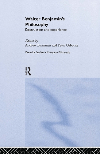 Бумажная книга «Walter Benjamin's Philosophy: Destruction and Experience» - фото №1