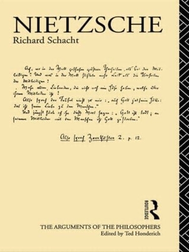 Бумажная книга «Nietzsche», автор Ричард Шахт - фото №1