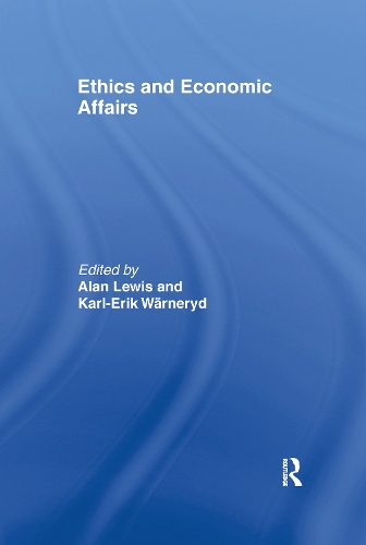 Паперова книга «Ethics and Economic Affairs» - фото №1