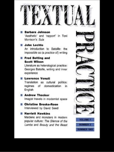 Бумажная книга «Textual Practice: Volume 7, Issue 2» - фото №1