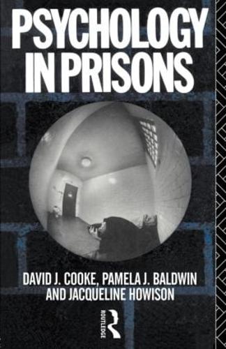 Бумажная книга «Psychology in Prisons», авторов Дэвид Кук, Жаклин Хоусон, Памела Болдуин - фото №1