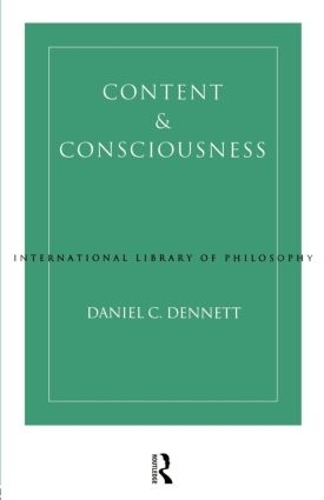 Паперова книга «Content and Consciousness», автор Деніел С. Деннетт - фото №1