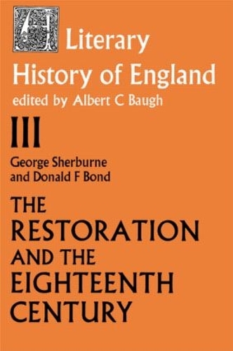 Бумажная книга «The Literary History of England: Vol 3: The Restoration and Eighteenth Century (1660-1789)» - фото №1