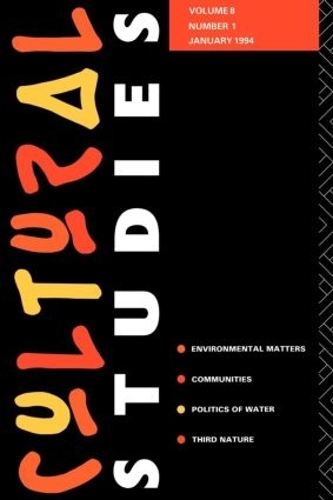 Бумажная книга «Cultural Studies: Volume 8, Issue 1» - фото №1