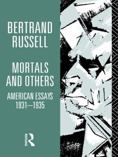 Бумажная книга «Mortals and Others, Volume I: American Essays 1931-1935» - фото №1