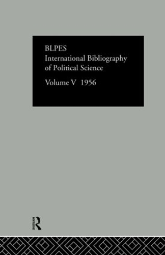 Бумажная книга «Intl Biblio Pol Sc 1956 Vol  5» - фото №1