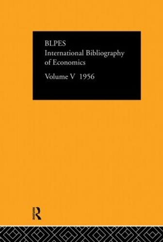 Бумажная книга «Intl Biblio Econom 1956 Vol  5» - фото №1